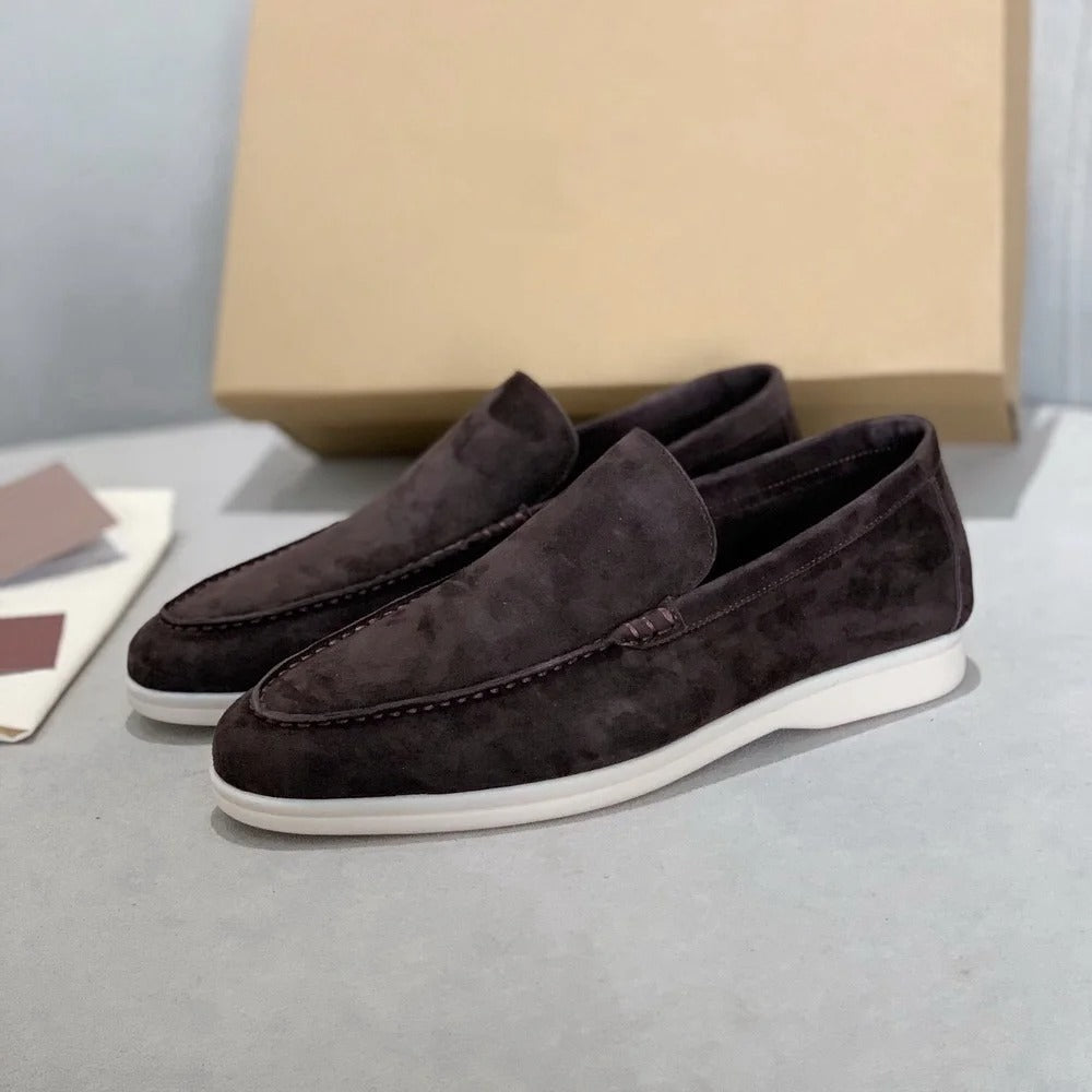 Dave | Elegante Pantofole da in pelle scamosciata