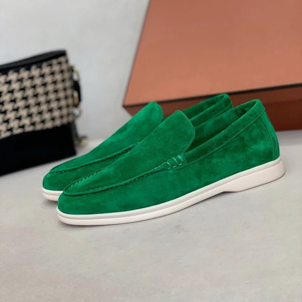 Dave | Elegante Pantofole da in pelle scamosciata