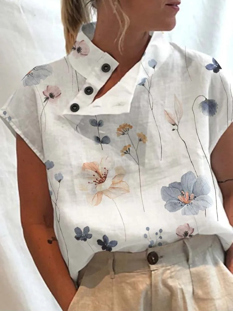 Vrolijke Zomer Shirt Korte Mouwen met Leuke Print