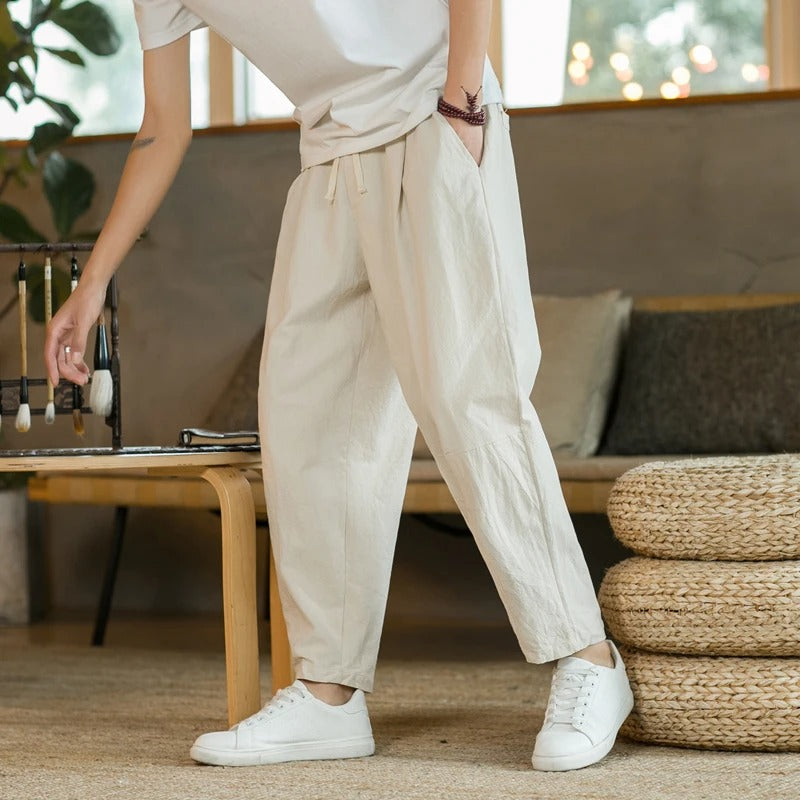 Zander Broek Luchtige Zomerbroek Stijlvol Modieus - Mode Vibes