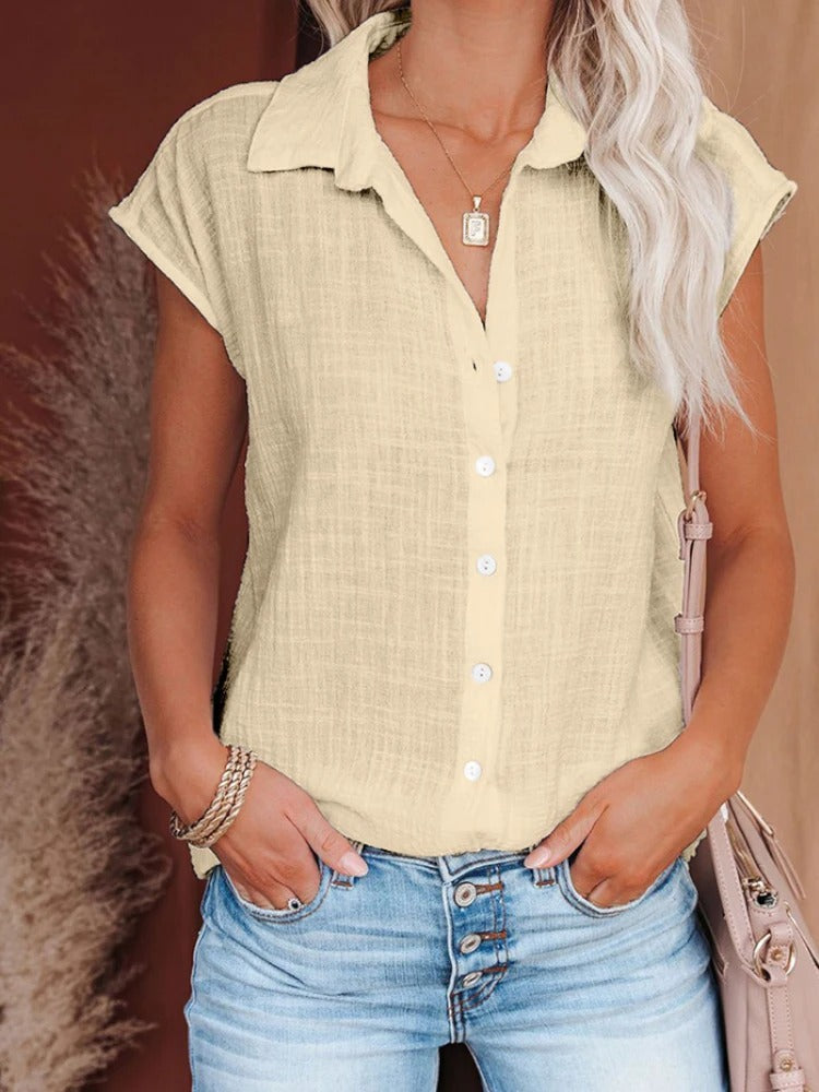 Vrouwelijke Losse Overhemden Casual Stijl