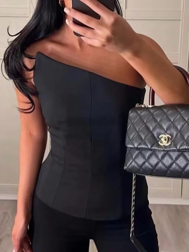Vrouwelijke Topjes Elegante Stijl - Mode Vibes