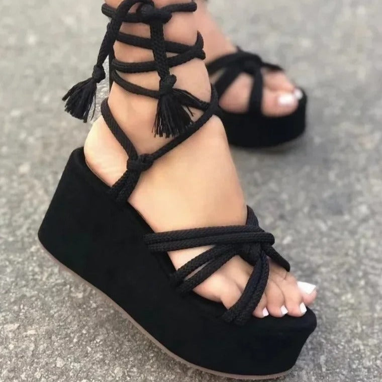 Stijlvolle Sleehaksandalen voor Vrouwen Zomer - Mode Vibes
