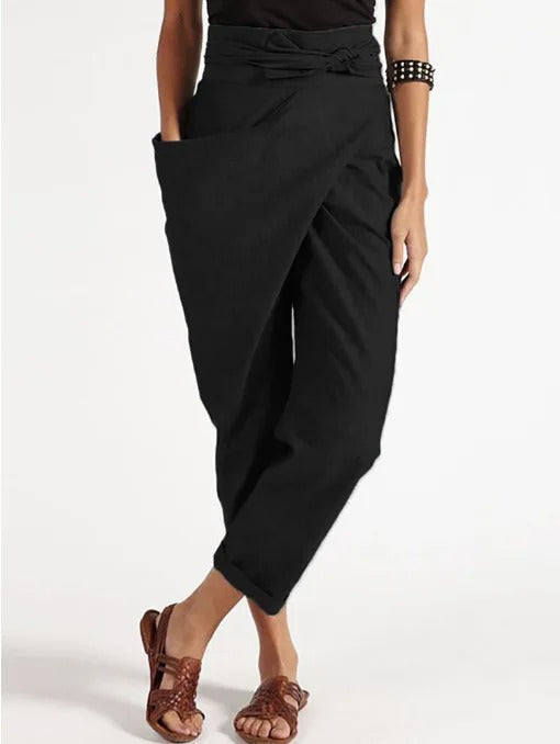 Asymmetrische Broek Casual Damesmode - Mode Vibes