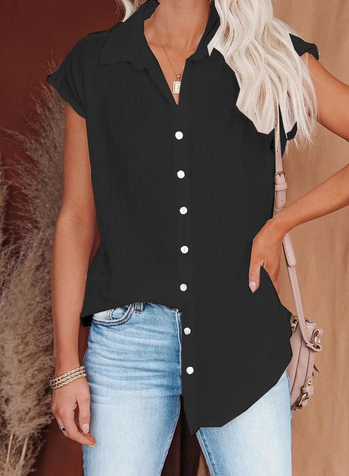 Vrouwelijke Losse Overhemden Casual Stijl