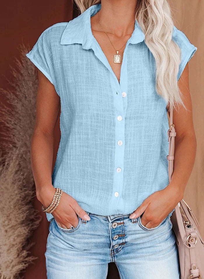 Vrouwelijke Losse Overhemden Casual Stijl