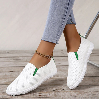 Vlakke Damesschoenen Comfortabel Leer