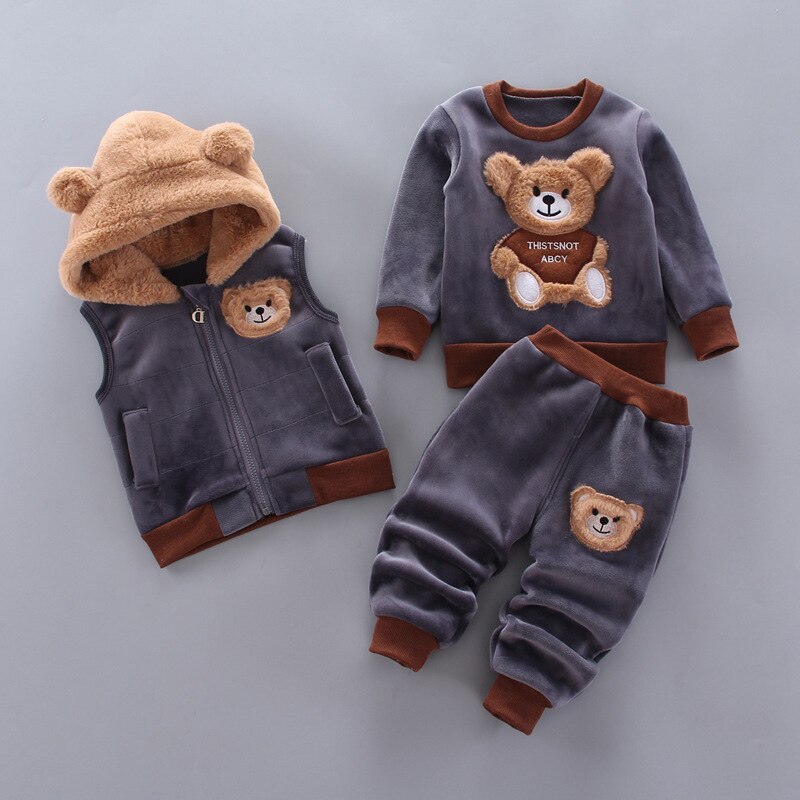 Kledingset Baby Jongen 3-delig Warme Winteroutfit - Mode Vibes