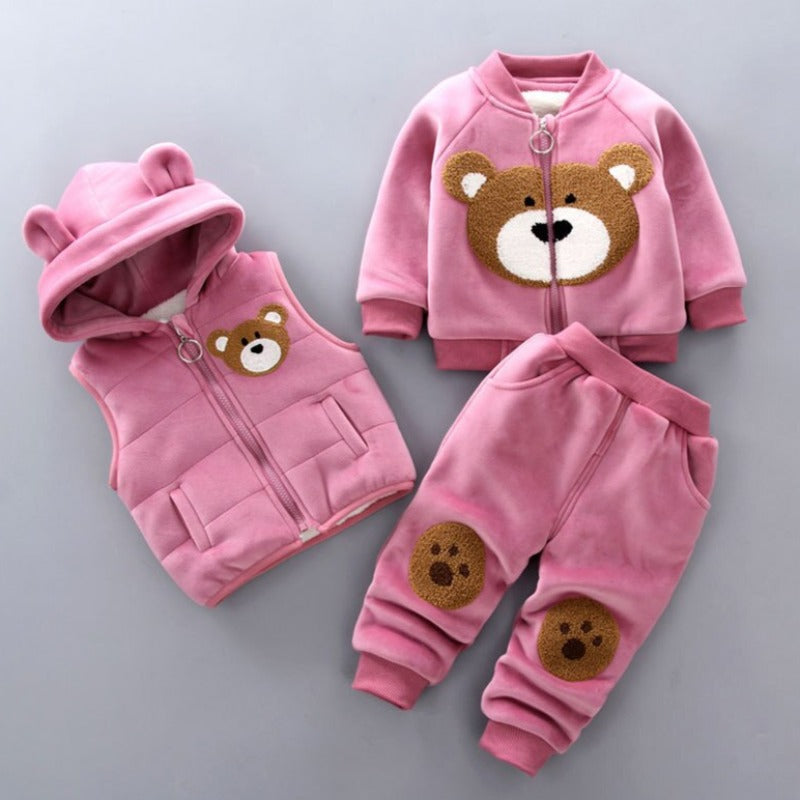 Kledingset Baby Jongen 3-delig Warme Winteroutfit