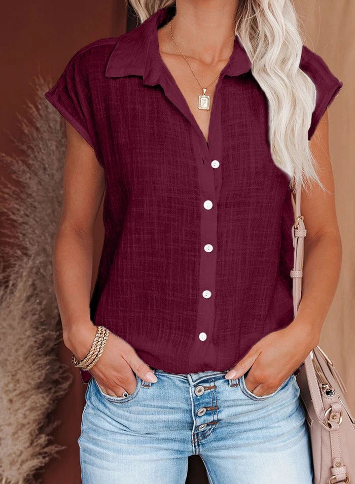 Vrouwelijke Losse Overhemden Casual Stijl