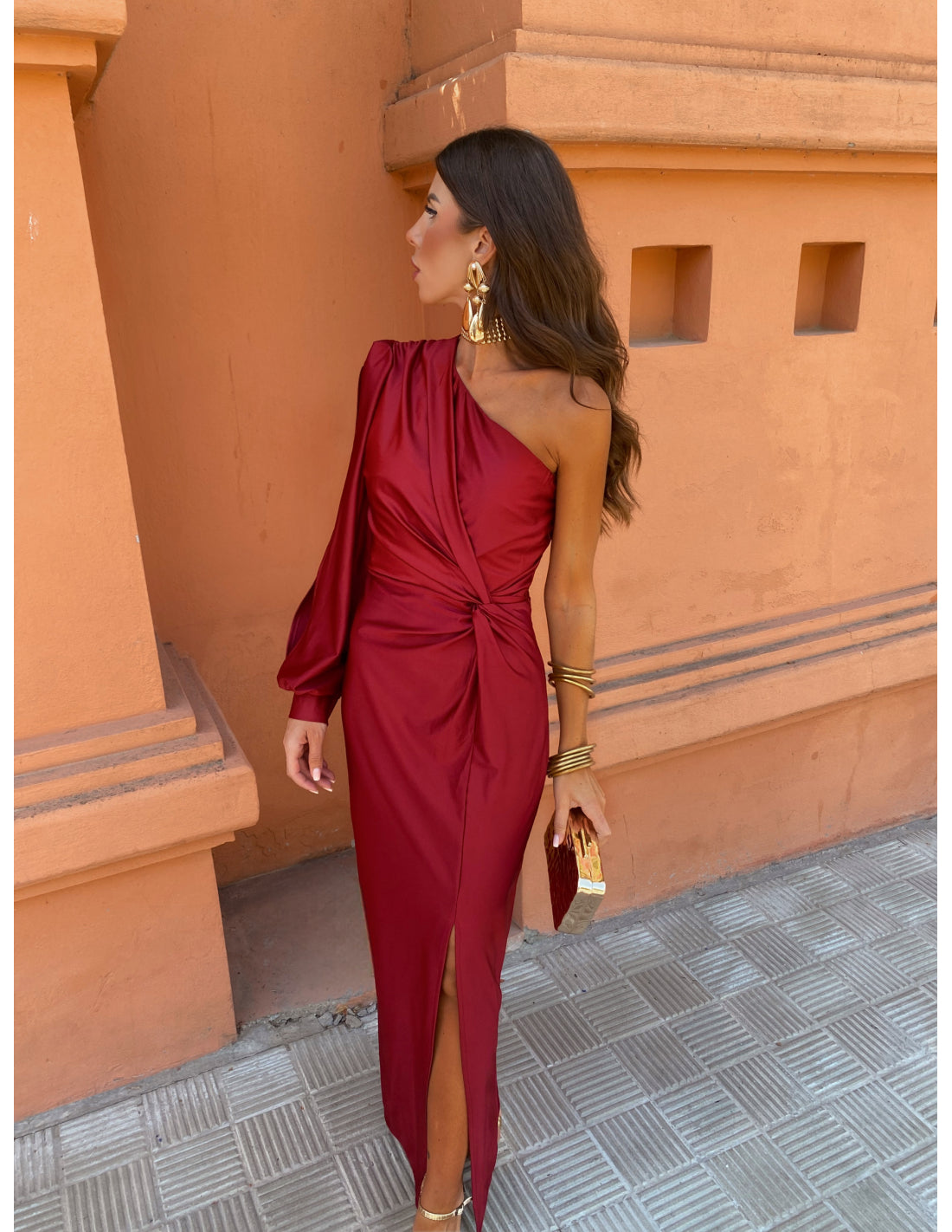 Dames Lange Jurk Lichtgewicht Elegant Zomeravondstijl