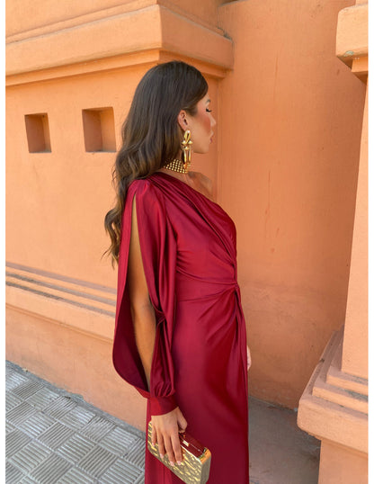 Dames Lange Jurk Lichtgewicht Elegant Zomeravondstijl