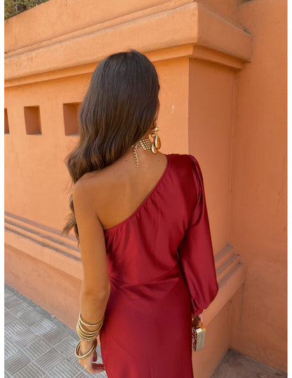 Dames Lange Jurk Lichtgewicht Elegant Zomeravondstijl