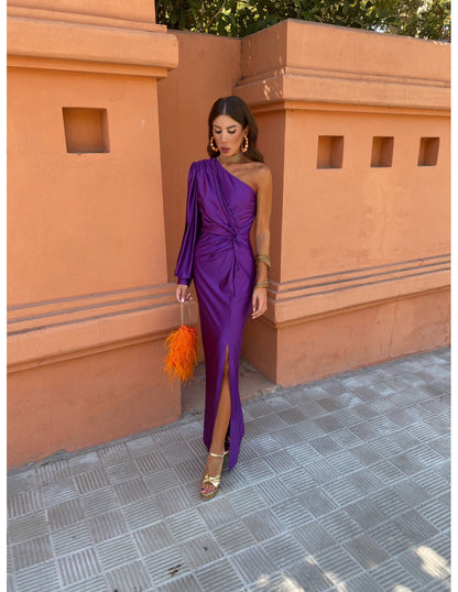 Dames Lange Jurk Lichtgewicht Elegant Zomeravondstijl