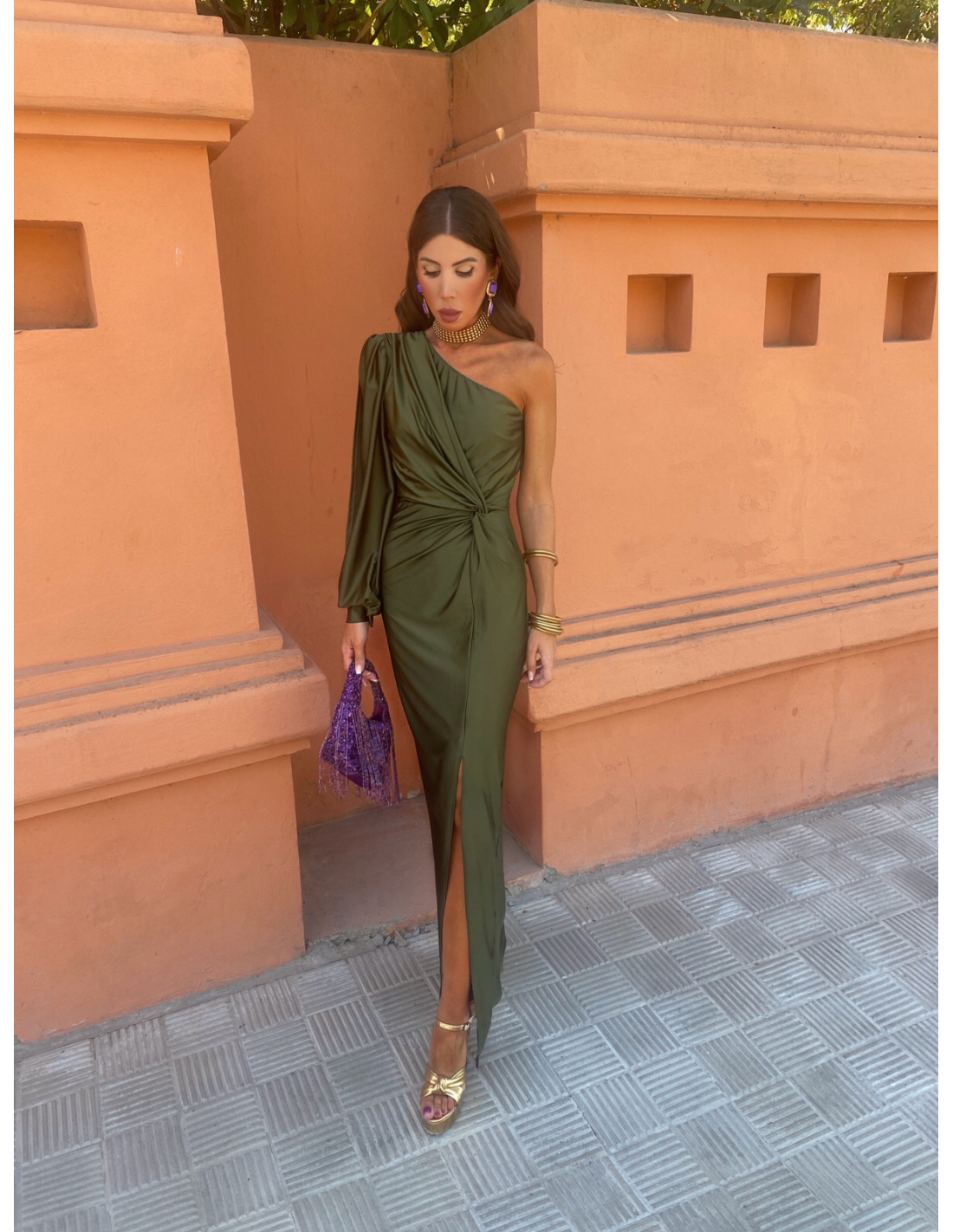 Dames Lange Jurk Lichtgewicht Elegant Zomeravondstijl - Mode Vibes

