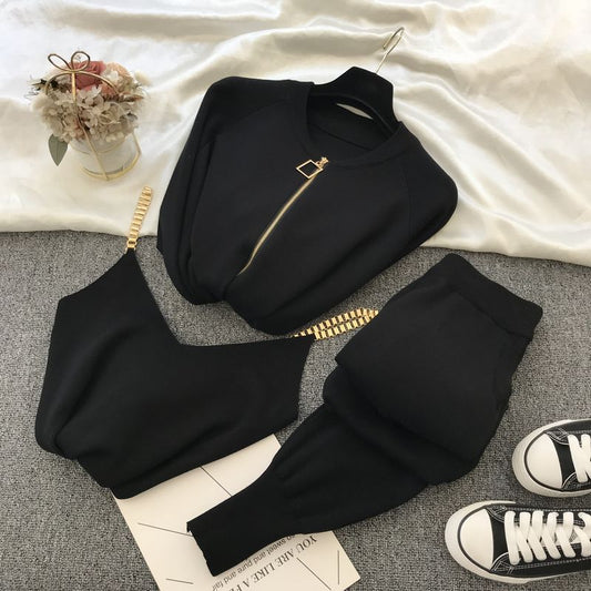 Dames Trainingspak 3-Delig Sportset - Mode Vibes