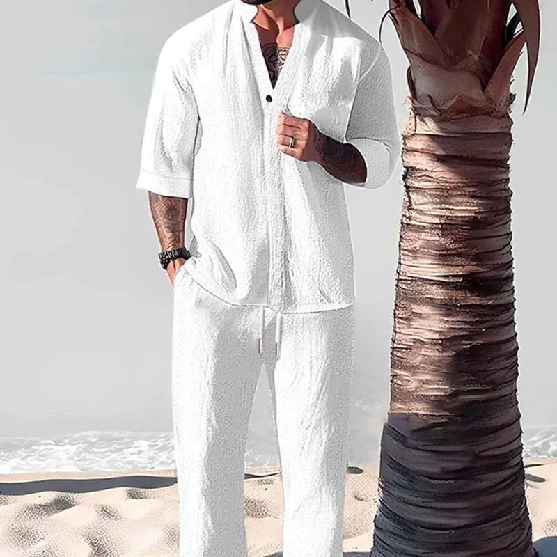 Mannen Casual Kleding Set Relaxed Fit - Mode Vibes