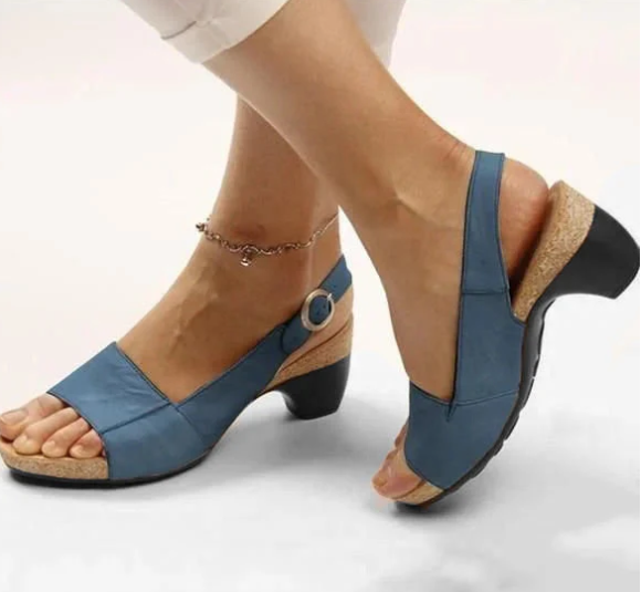 Elegante Schoenen met Lage Hak Comfortabel Dames