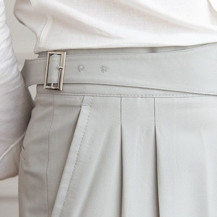 Heren Broek Casual met Gesp voor Dagelijks Gebruik