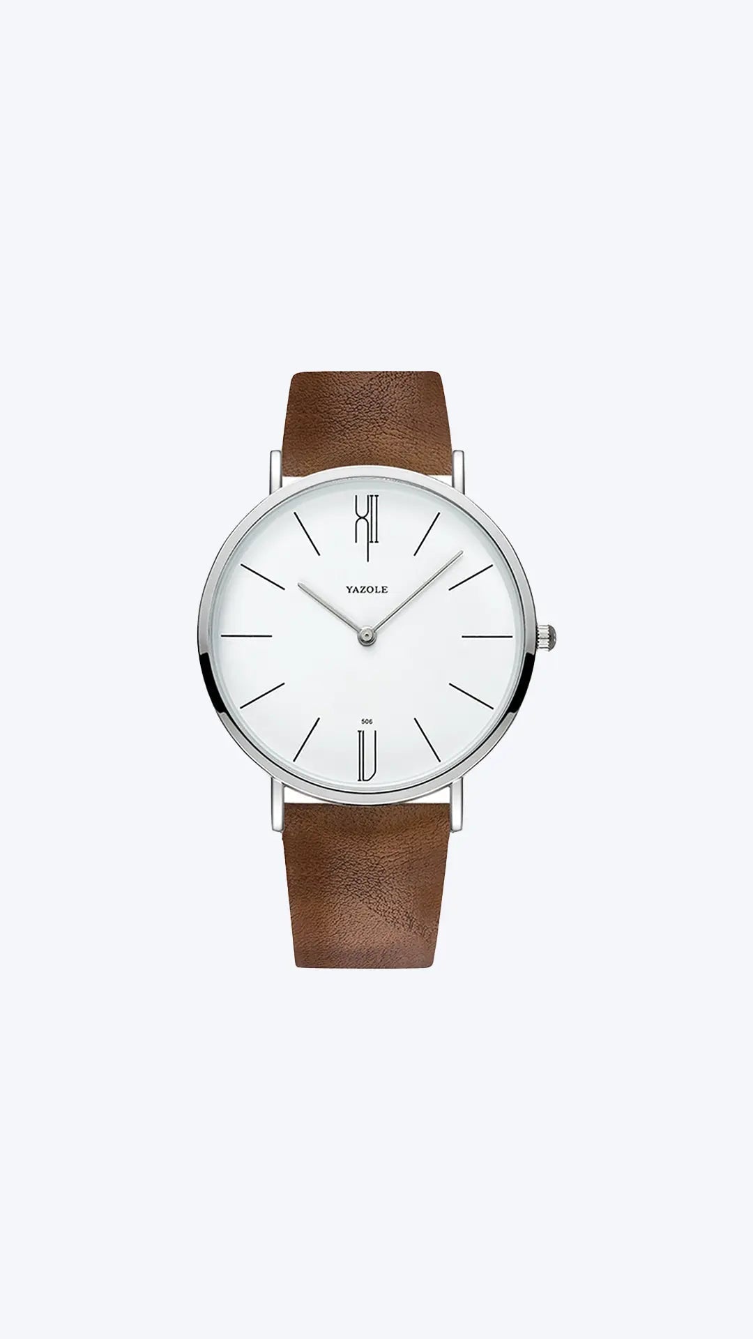 Heren Horloge Stijlvol Leerband Zwart