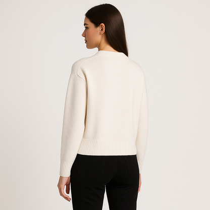 Anely™ Oversized Trui met Hartenaas Motief