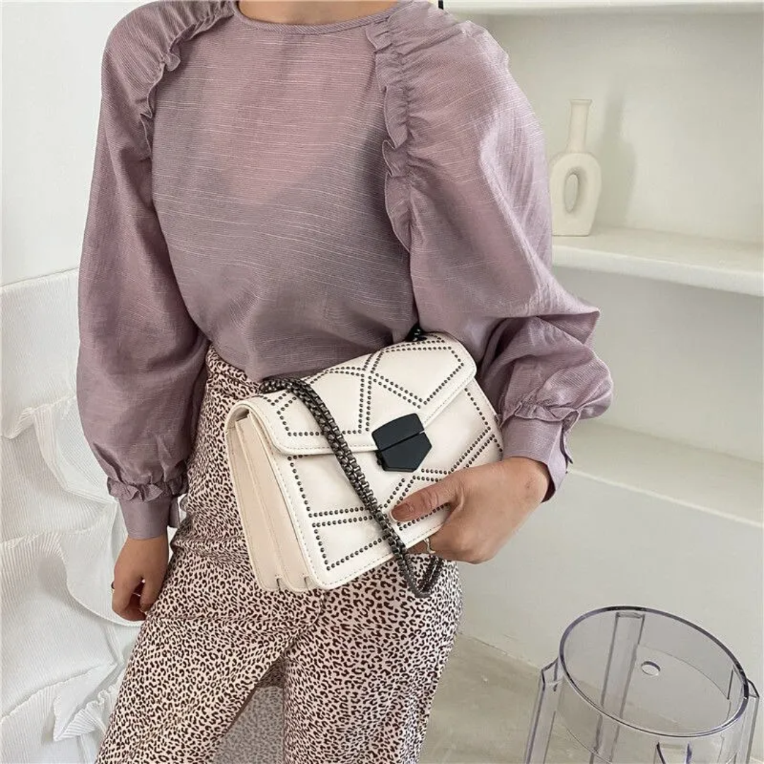 Vintage Crossbody Tas Luxe Leer Design