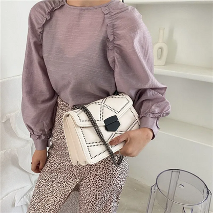 Vintage Crossbody Tas Luxe Leer Design