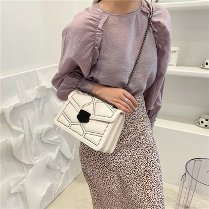 Vintage Crossbody Tas Luxe Leer Design