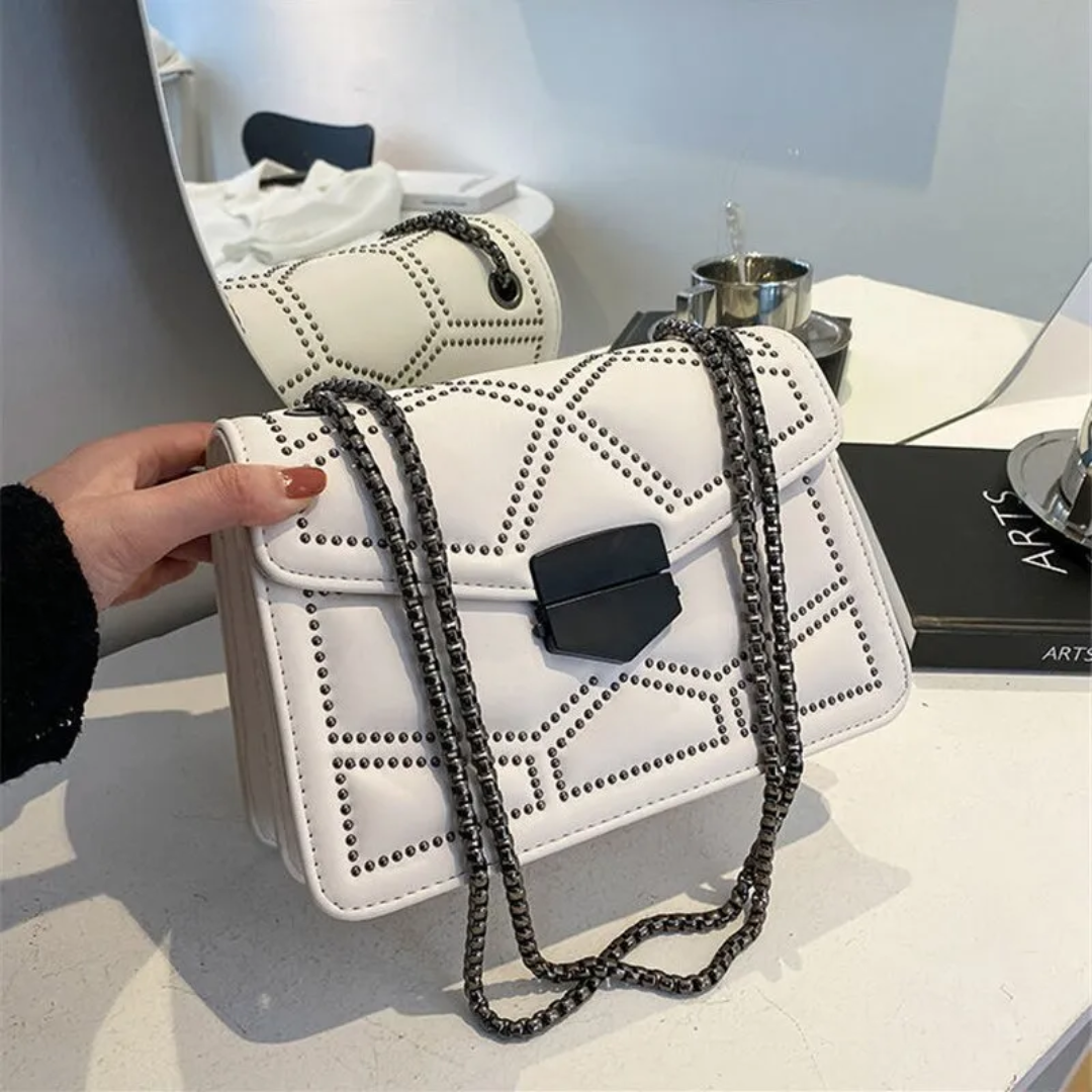 Vintage Crossbody Tas Luxe Leer Design - Mode Vibes