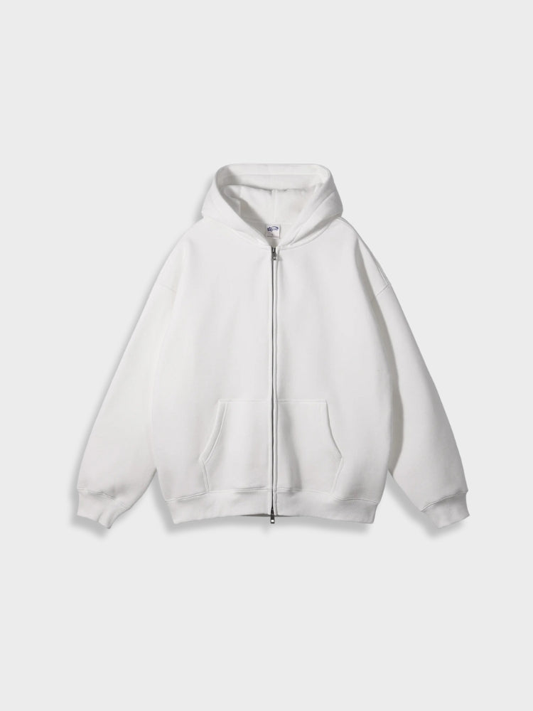 Lange Vest met Rits Oversized Stijl