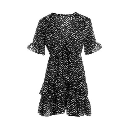 Vrolijk Wikkeljurkje Zomerse Jurk voor Vrouw