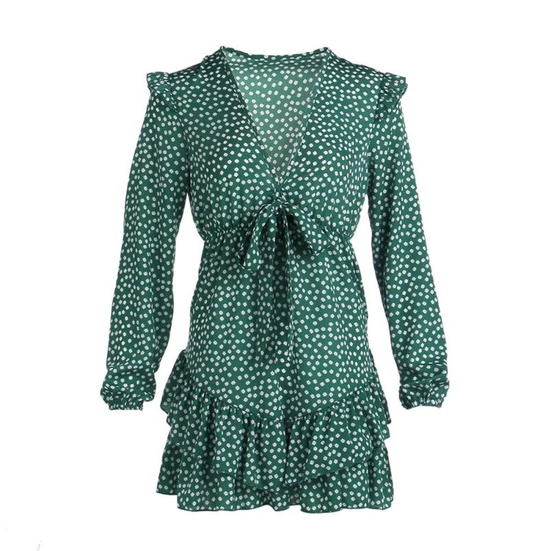 Vrolijk Wikkeljurkje Zomerse Jurk voor Vrouw
