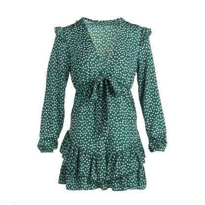 Vrolijk Wikkeljurkje Zomerse Jurk voor Vrouw
