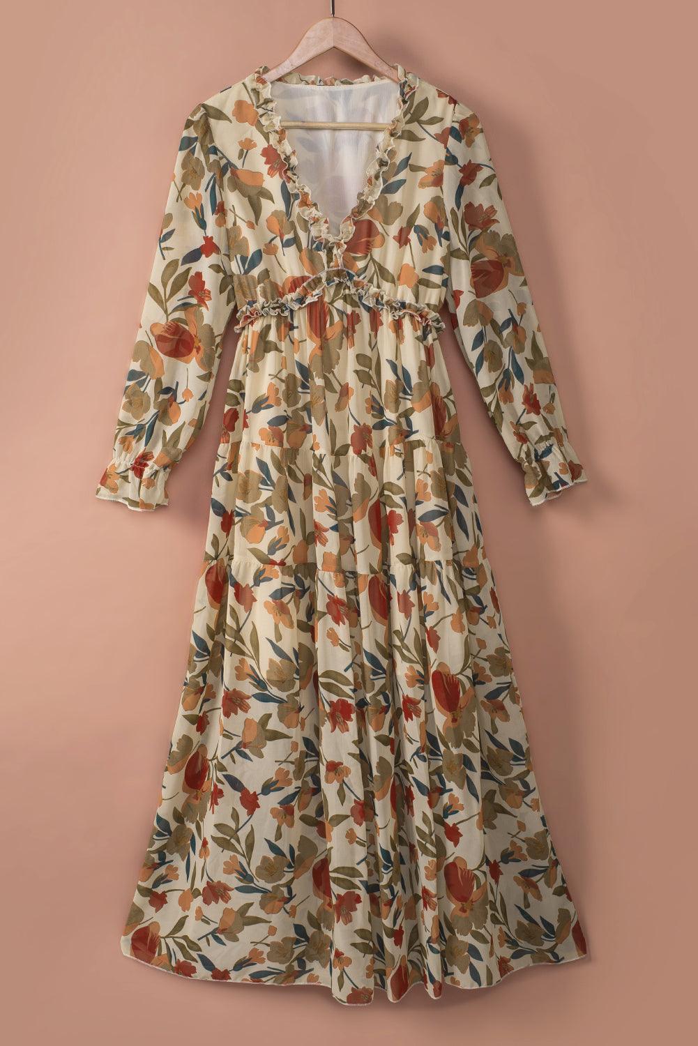 Elegante Maxi Jurk voor Dames Zwart Wilde Stijl