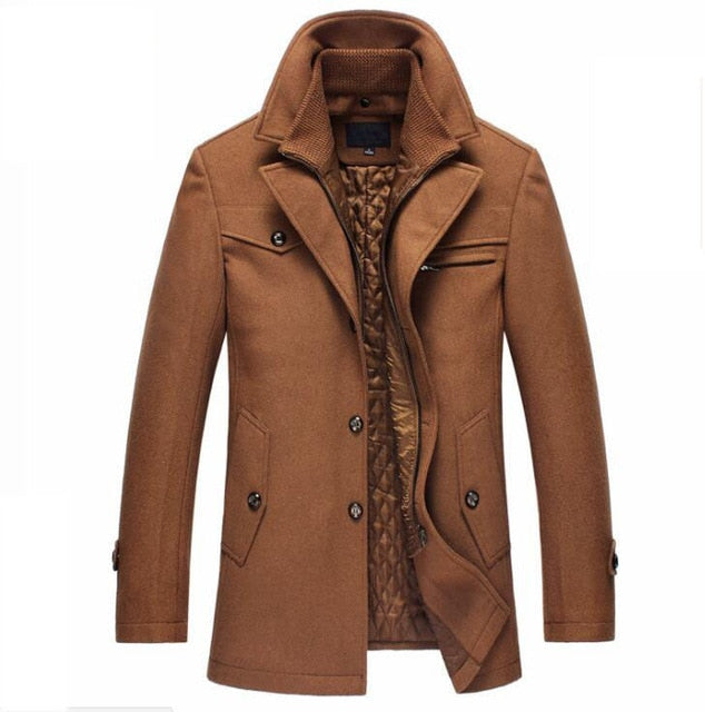 Ralph | Winter wool warm pea coat afbeelding 4