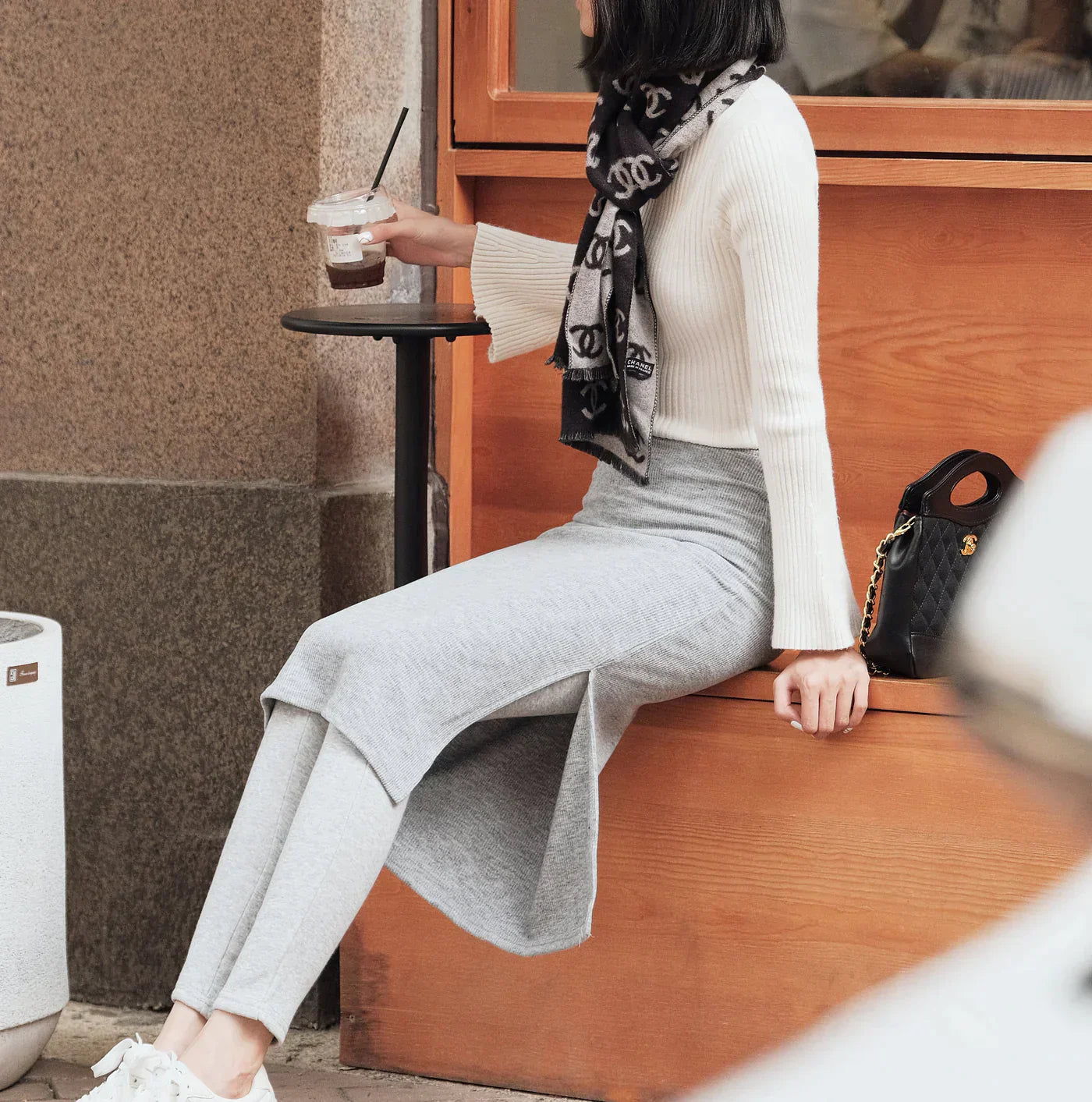 Lange Rok Legging Comfortabele Dame Rokbroek