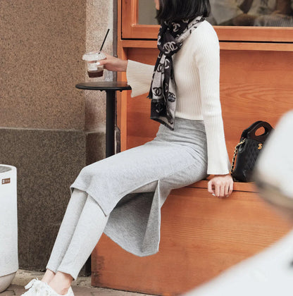 Lange Rok Legging Comfortabele Dame Rokbroek