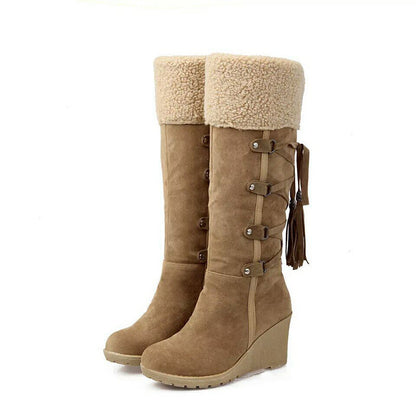 Dames Winterboots met Sleehak Warm en Stijlvol
