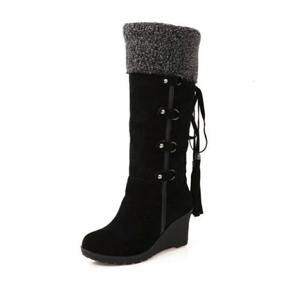 Dames Winterboots met Sleehak Warm en Stijlvol