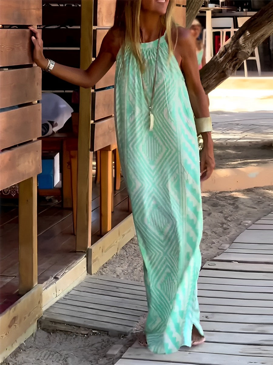 Vrouwelijke Maxi Jurk Zomer Mode - Mode Vibes