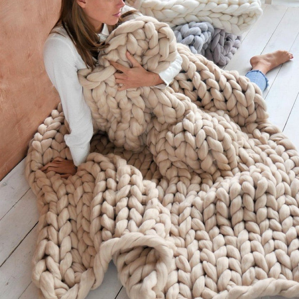 XXL Breigaren 1000g Chunky LuxaWool Zacht Garen voor Breien