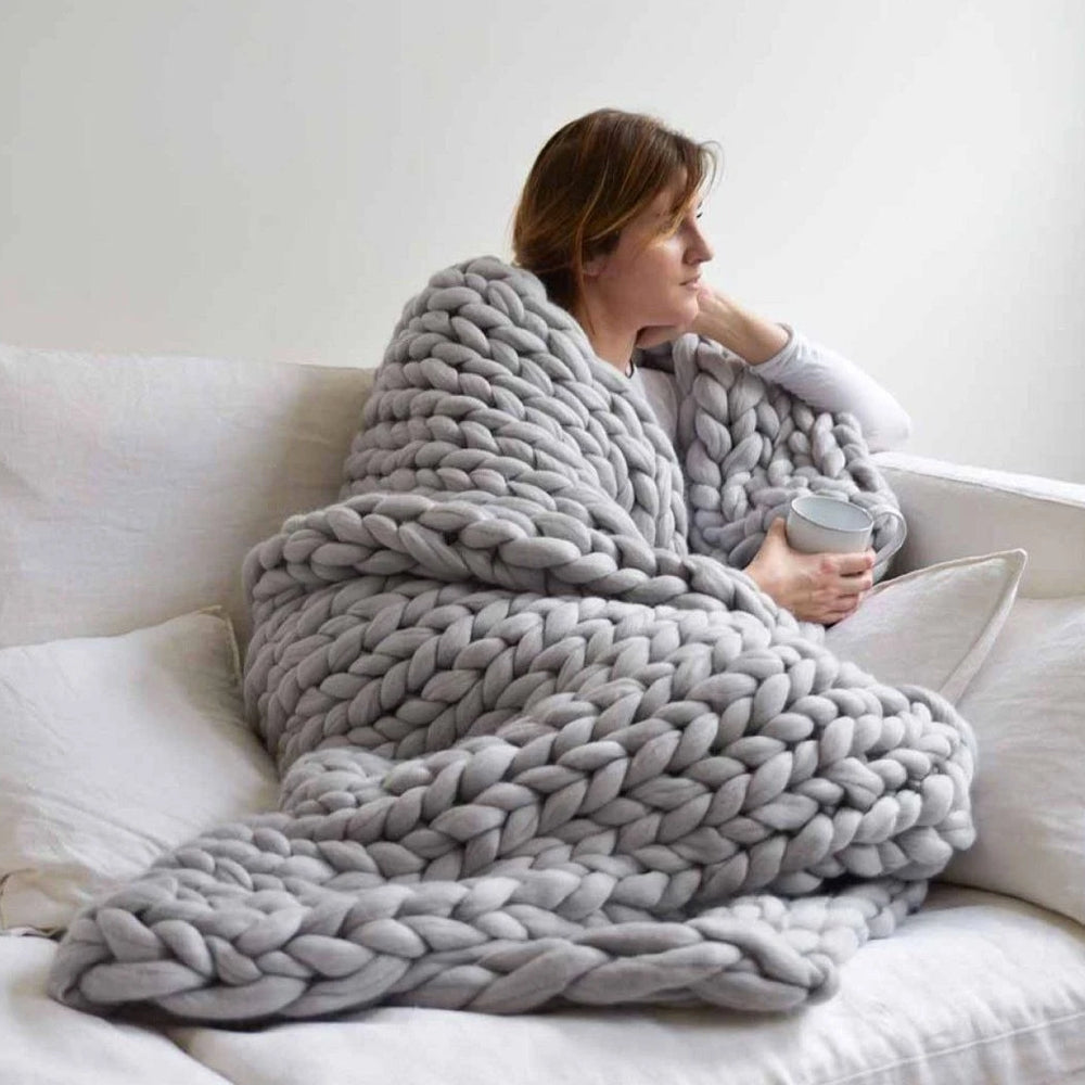 XXL Breigaren 1000g Chunky LuxaWool Zacht Garen voor Breien