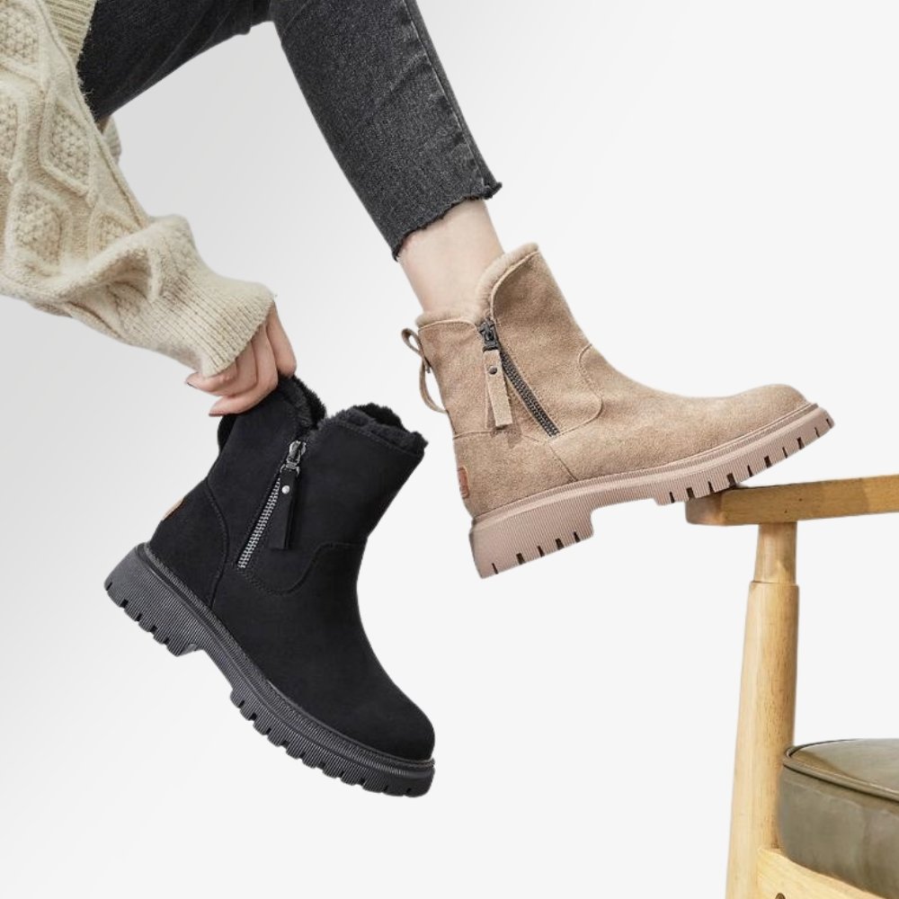 Arctic Laarzen met Bontvoering – Warme, Waterdichte en Modieuze Winterlaarzen voor Dames