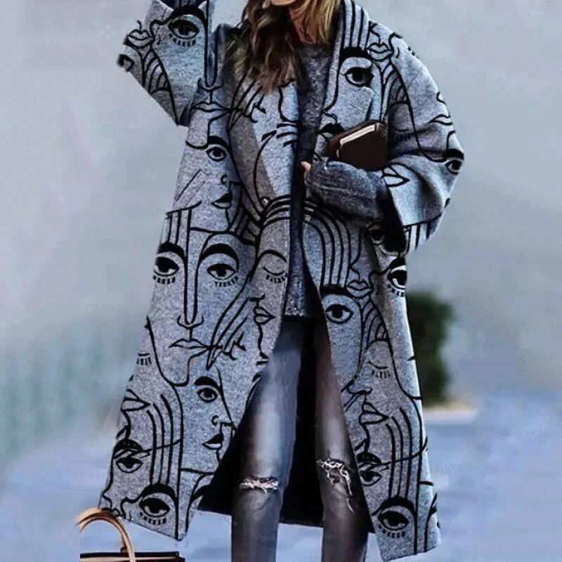 Dames Winterjas Lang Stijlvol Warm