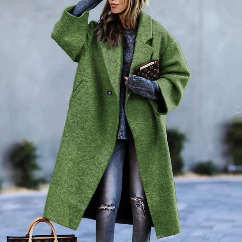 Dames Winterjas Lang Stijlvol Warm