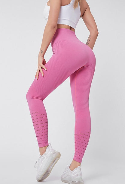 Vrouwelijke Fitness Leggings Elastisch en Stijlvol