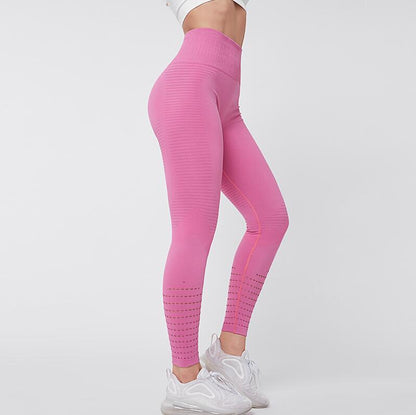Vrouwelijke Fitness Leggings Elastisch en Stijlvol