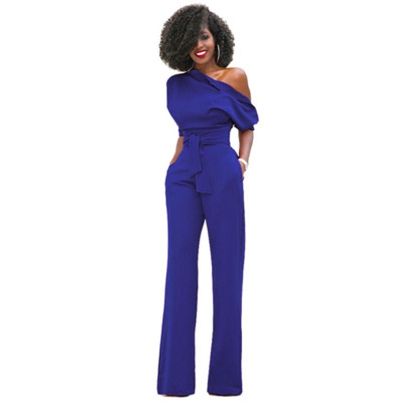 Dames Jumpsuit Comfortabel Zwart Elegante Avondkleding