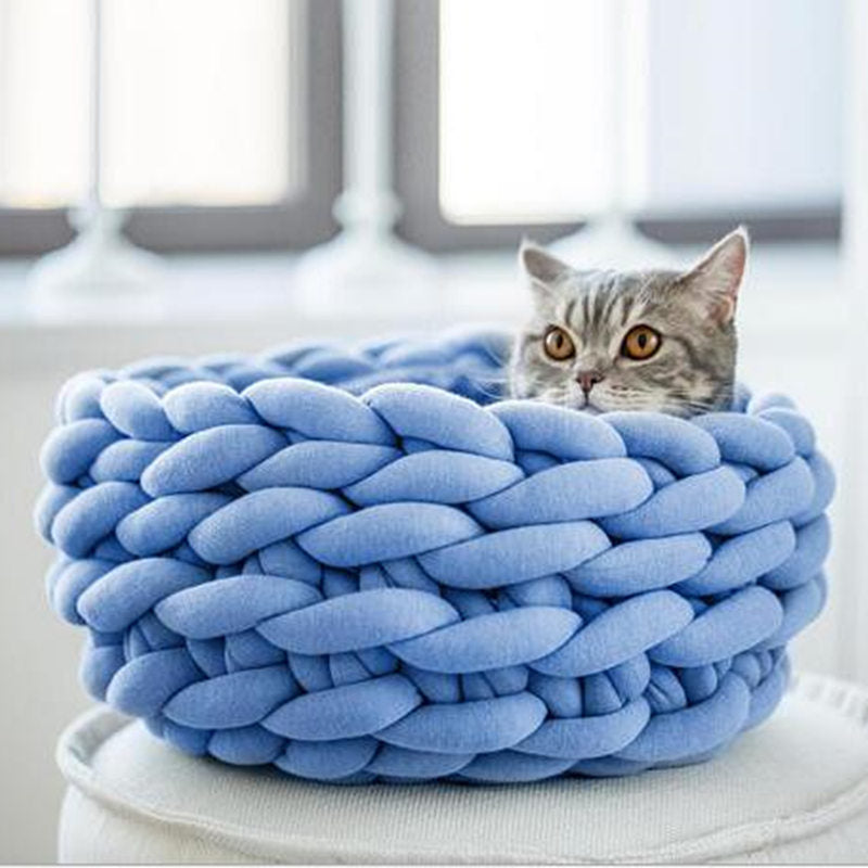 Wollen Mand voor Huisdieren Warm en Stijlvol - Mode Vibes