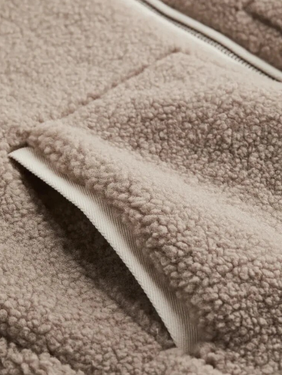 Dames Oversized Teddy Fleece Jas – Zacht & Warm